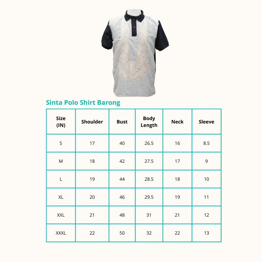 Sinta Polo Shirt Barong