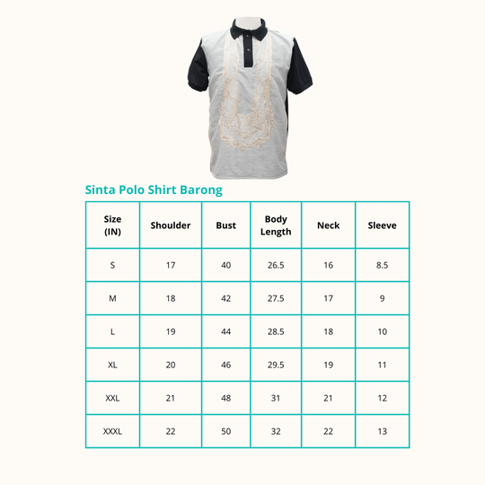 Sinta Polo Shirt Barong