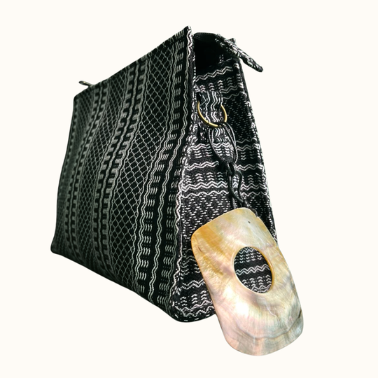 Bag Charm Shell Geometric