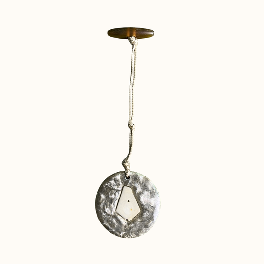Bag Charm Shell Round