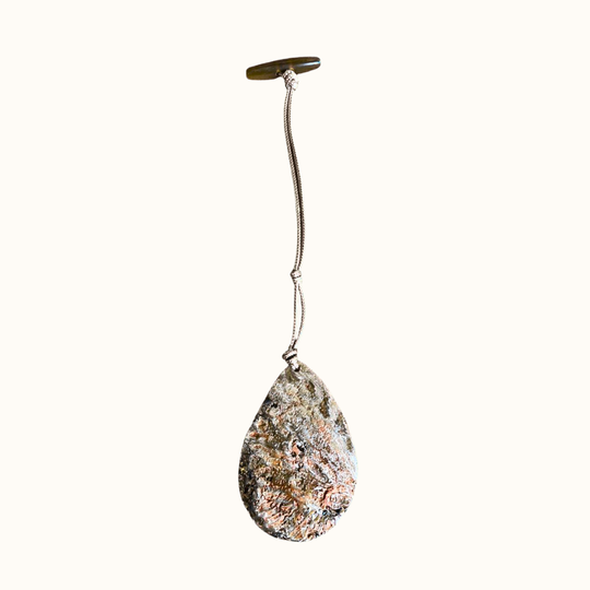Bag Charm Shell Teardrop