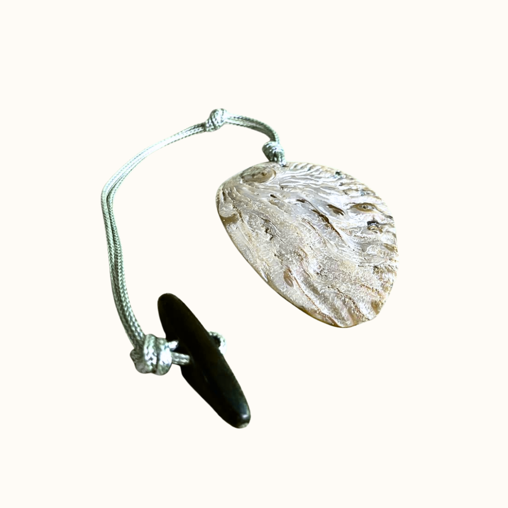 Bag Charm Shell Teardrop