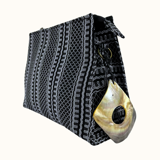 Bag Charm Shell Geometric
