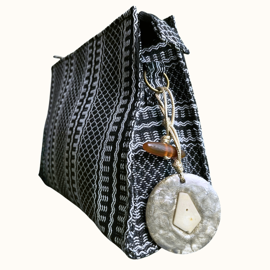 Bag Charm Shell Round