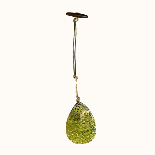 Bag Charm Shell Teardrop