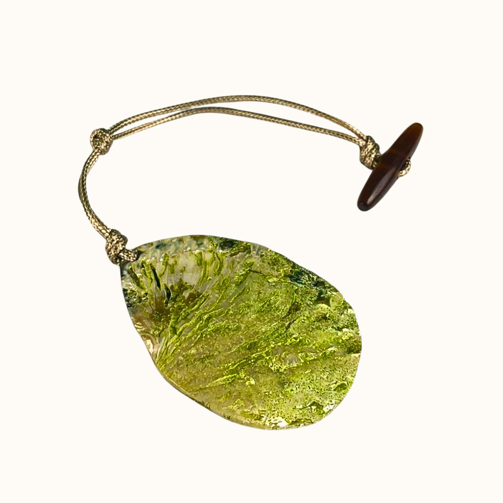 Bag Charm Shell Teardrop