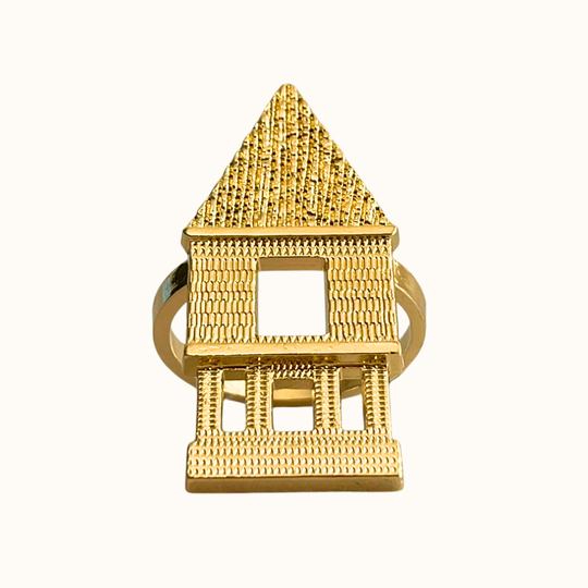 Bahay Kubo Napkin Ring