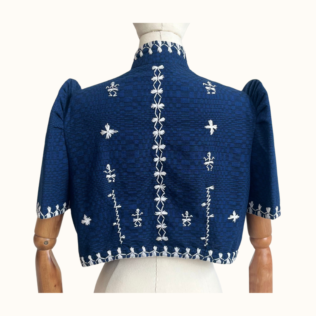 Binakol Bolero with Itneg Embroidery