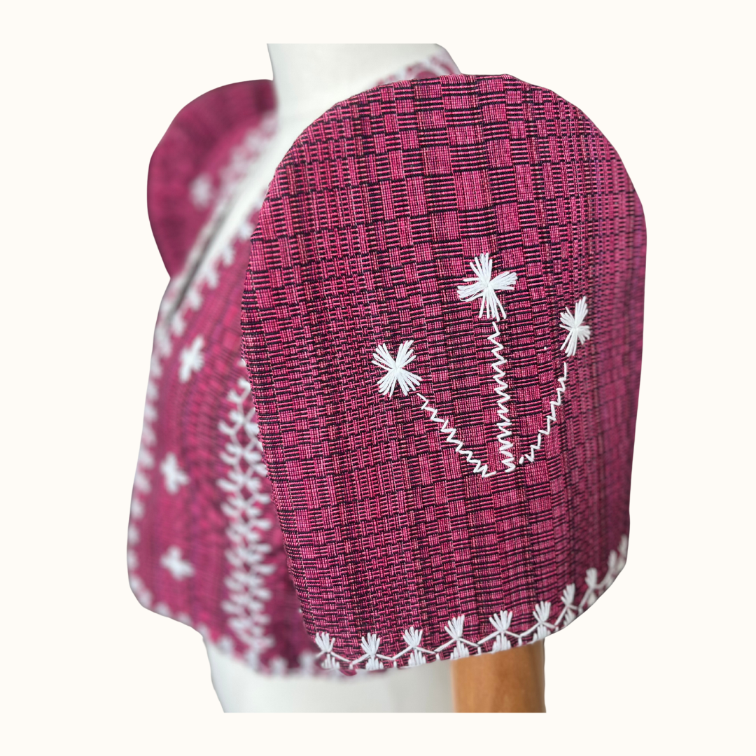 Binakol Bolero with Itneg Embroidery