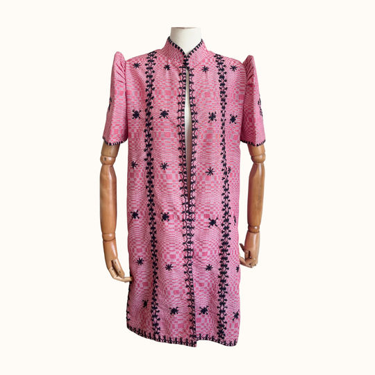 Binakol Long Filipiniana with Itneg Embroidery