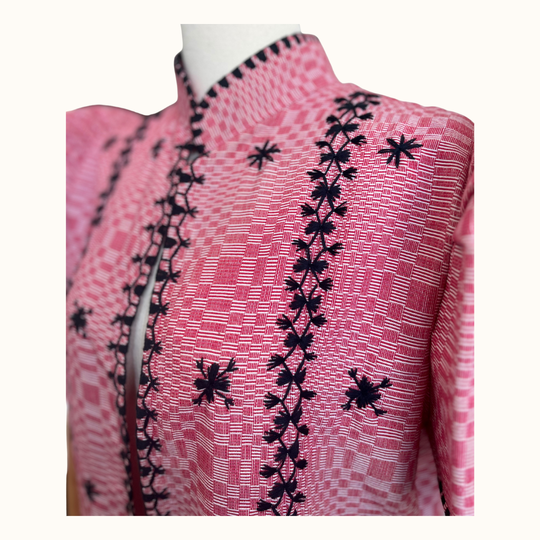 Binakol Long Filipiniana with Itneg Embroidery
