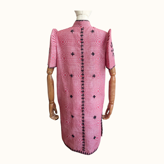 Binakol Long Filipiniana with Itneg Embroidery