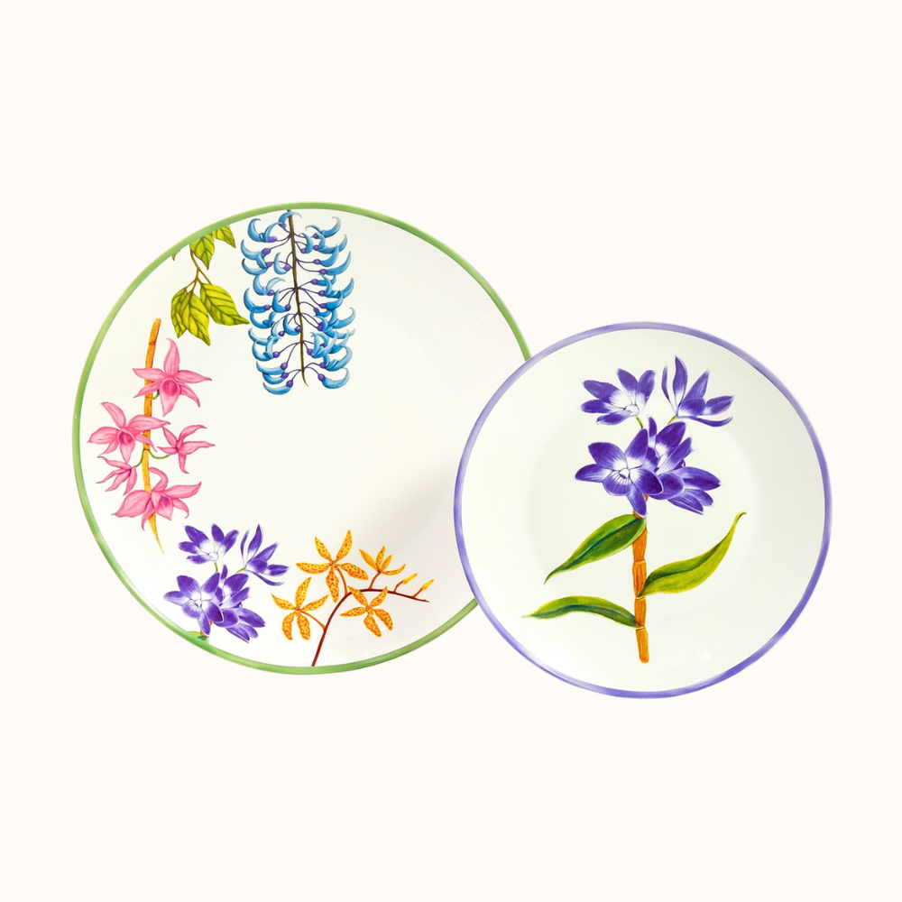 Bulaklak Dinner & Salad Plates Set of 4