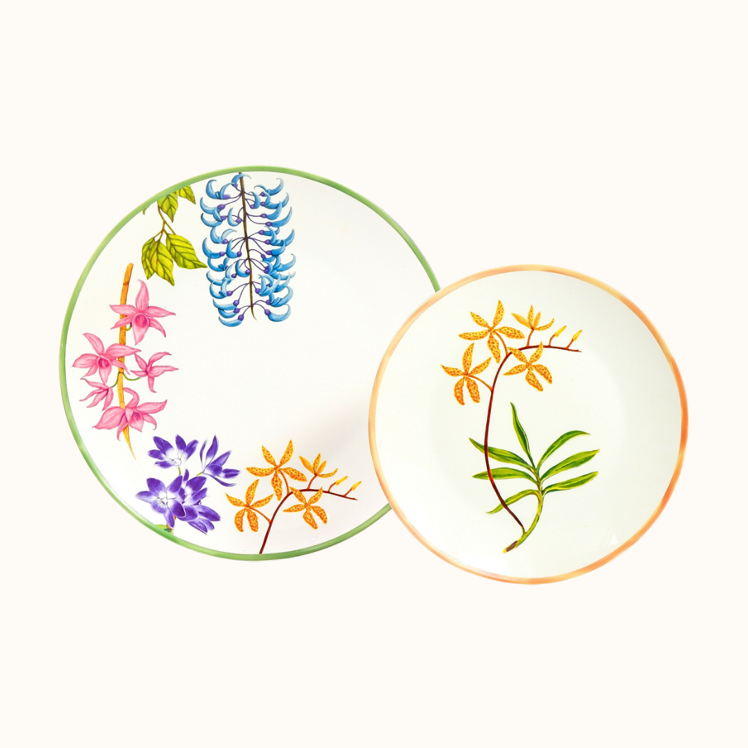 Bulaklak Dinner & Salad Plates Set of 4