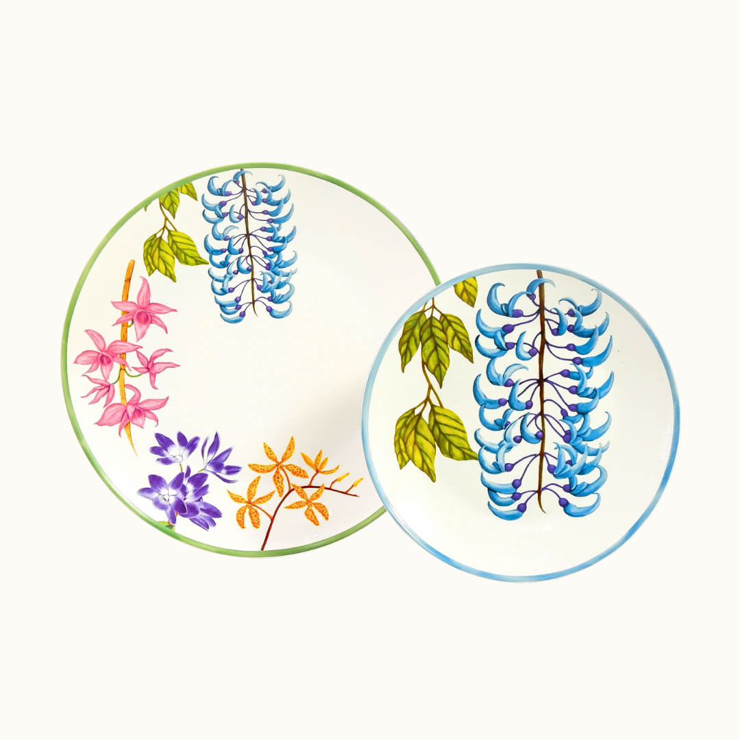 Bulaklak Dinner & Salad Plates Set of 4