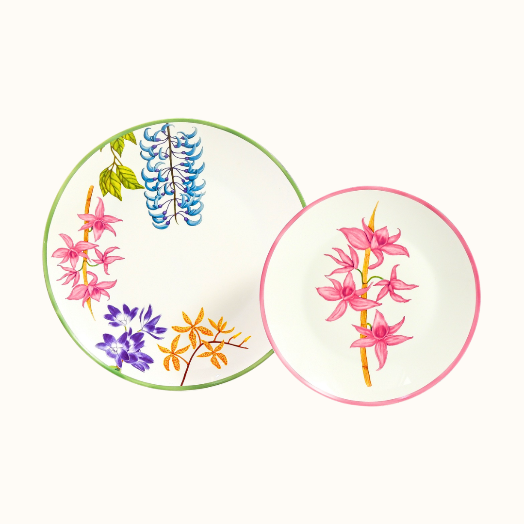 Bulaklak Dinner & Salad Plates Set of 4