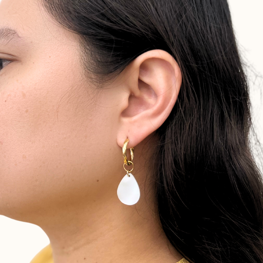 Bulan Mother of Pearl Earrings