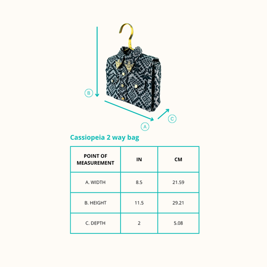 Cassiopeia 2 way bag