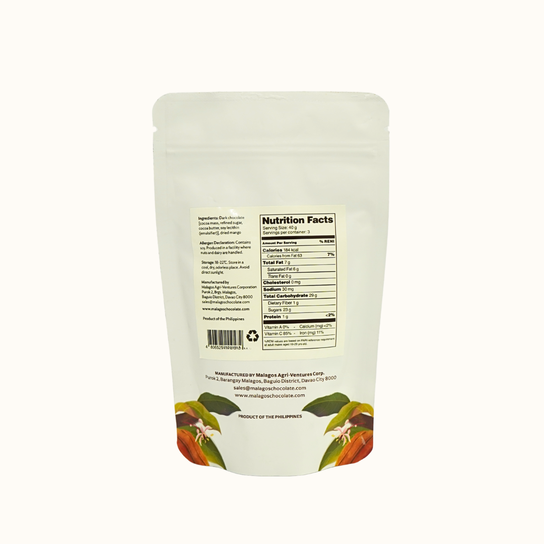 Dark Chocoate Coated Dried Mangoes