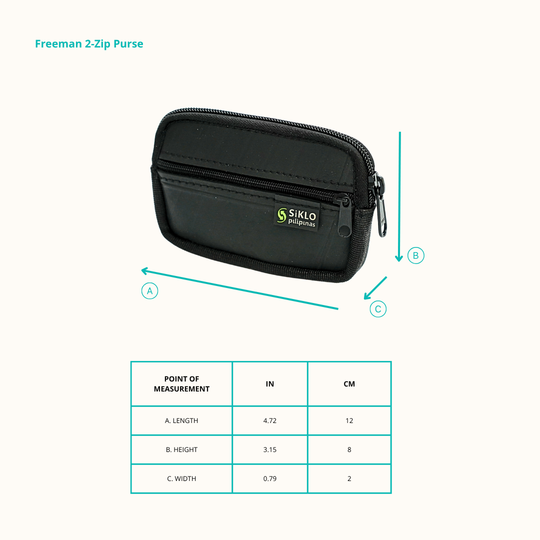 Freeman 2-Zip Purse