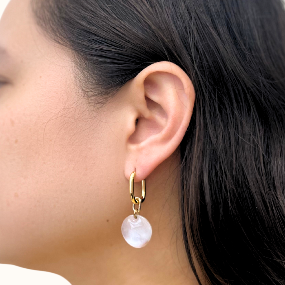 Haraya Mother of Pearl Earrings