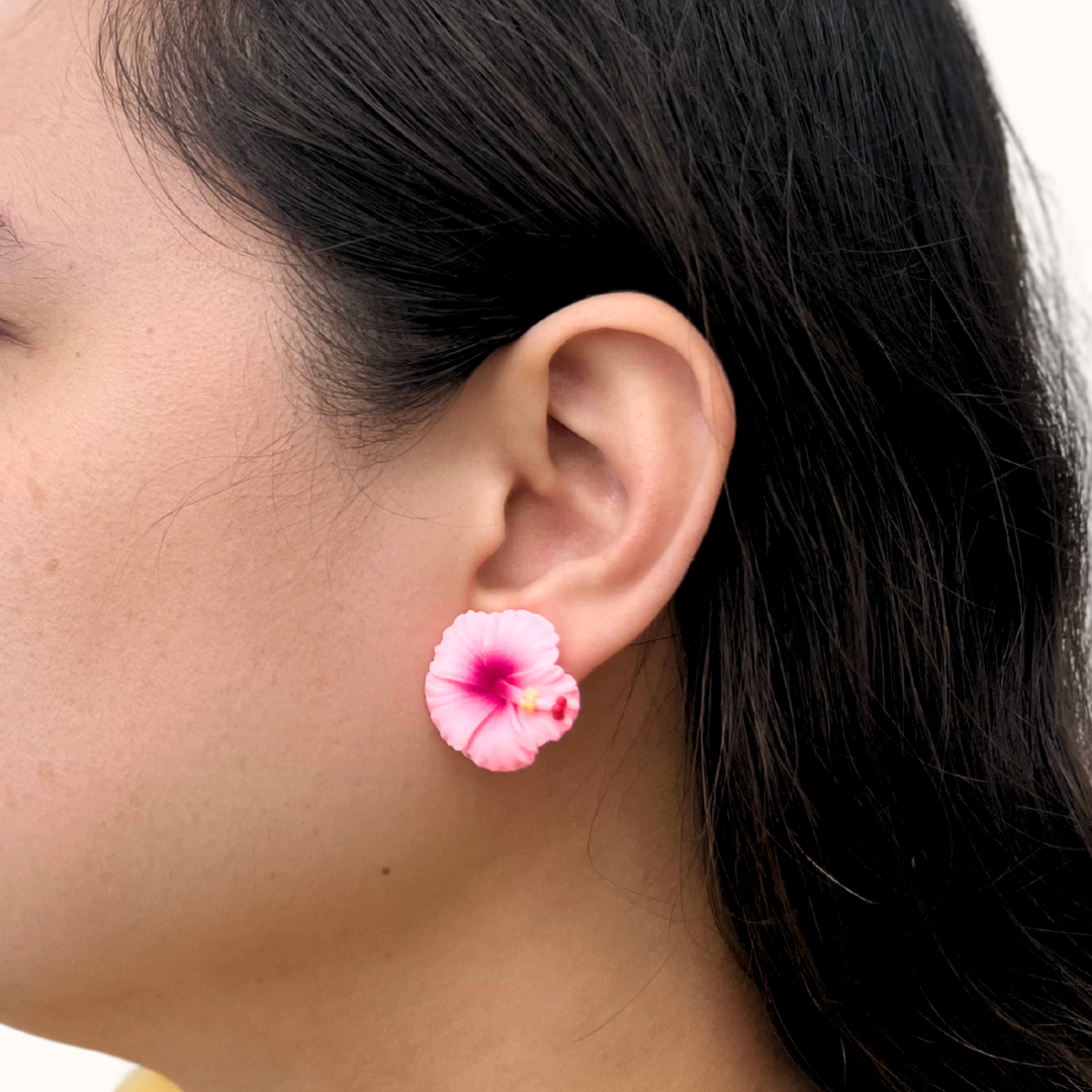 Hibiscus Earrings