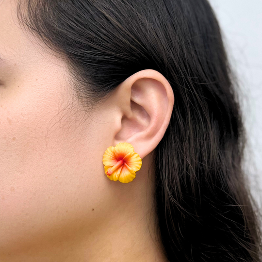 Hibiscus Earrings