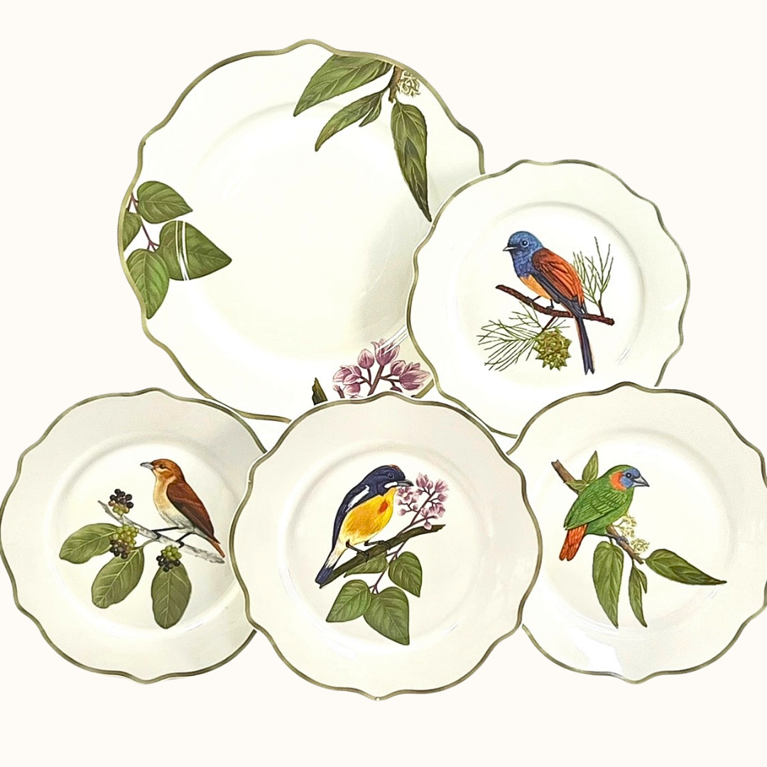 Ibon Collections Dinner & Salad Plates Set of 4