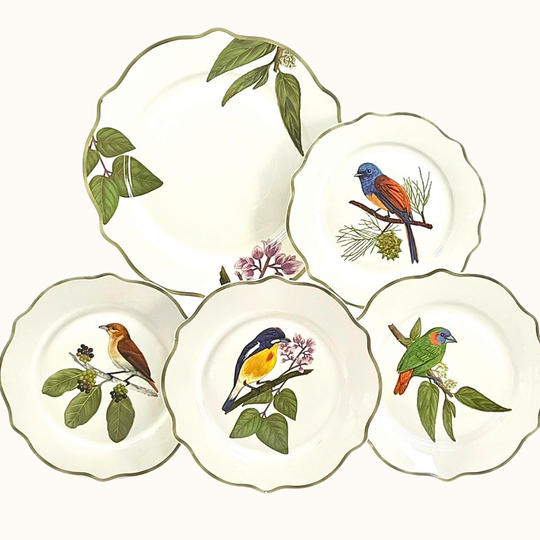 Ibon Collections Dinner & Salad Plates Set of 4