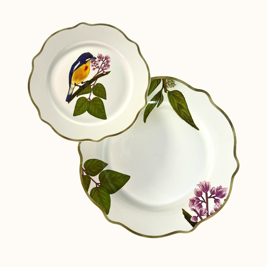 Ibon Collections Dinner & Salad Plates Set of 4