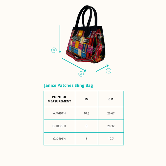 Janice Patches Sling Bag