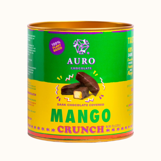 Dark Chocolate Covered Freeze Dried Mango Crunch