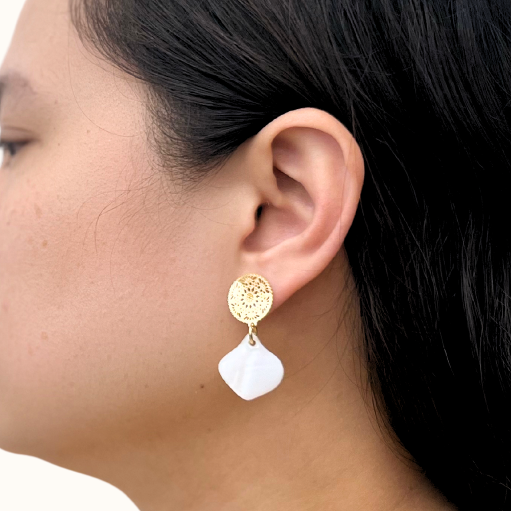 Mayumi Mother of Pearl Earrings