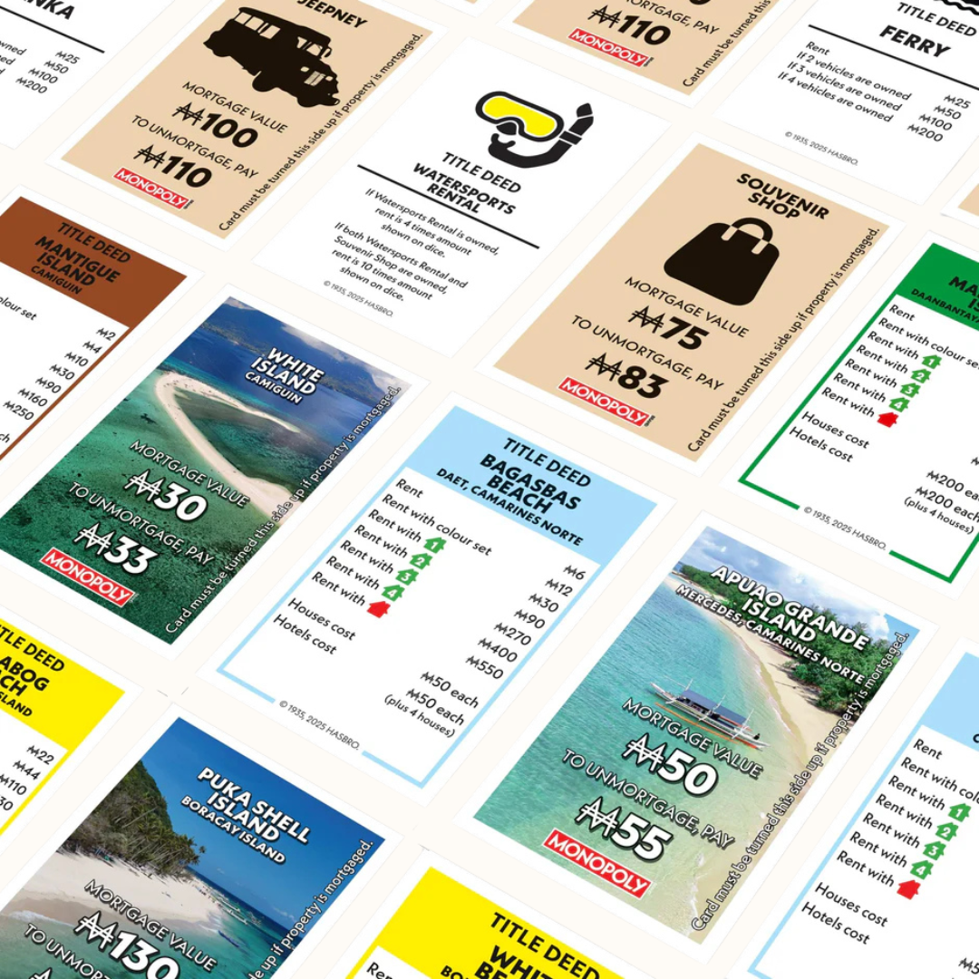 Monopoly Beaches of the Philippines