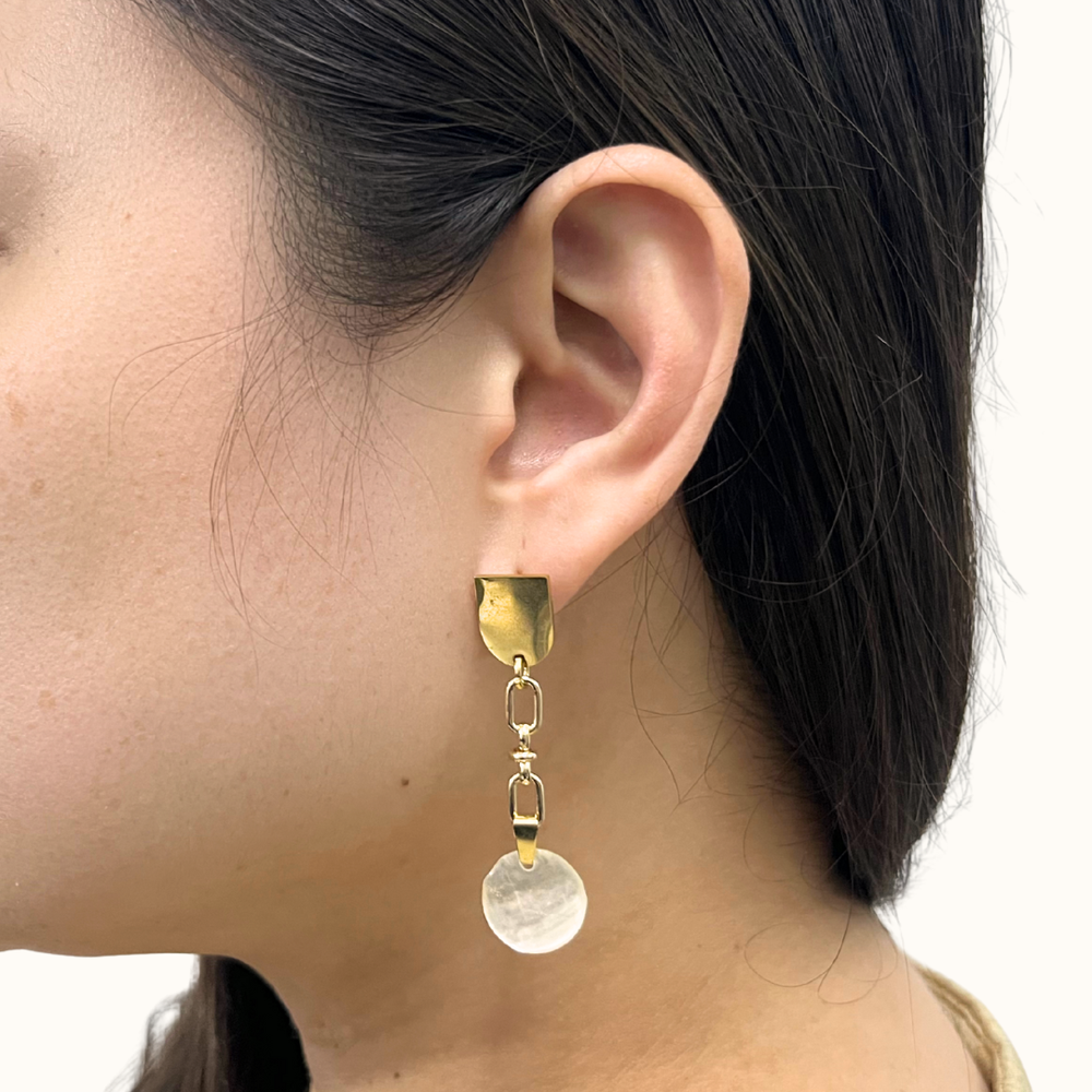 Mutya Capiz Earrings