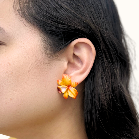 Orchid Earrings