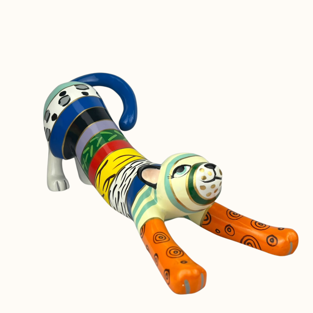 Pandie the Stretching Cat