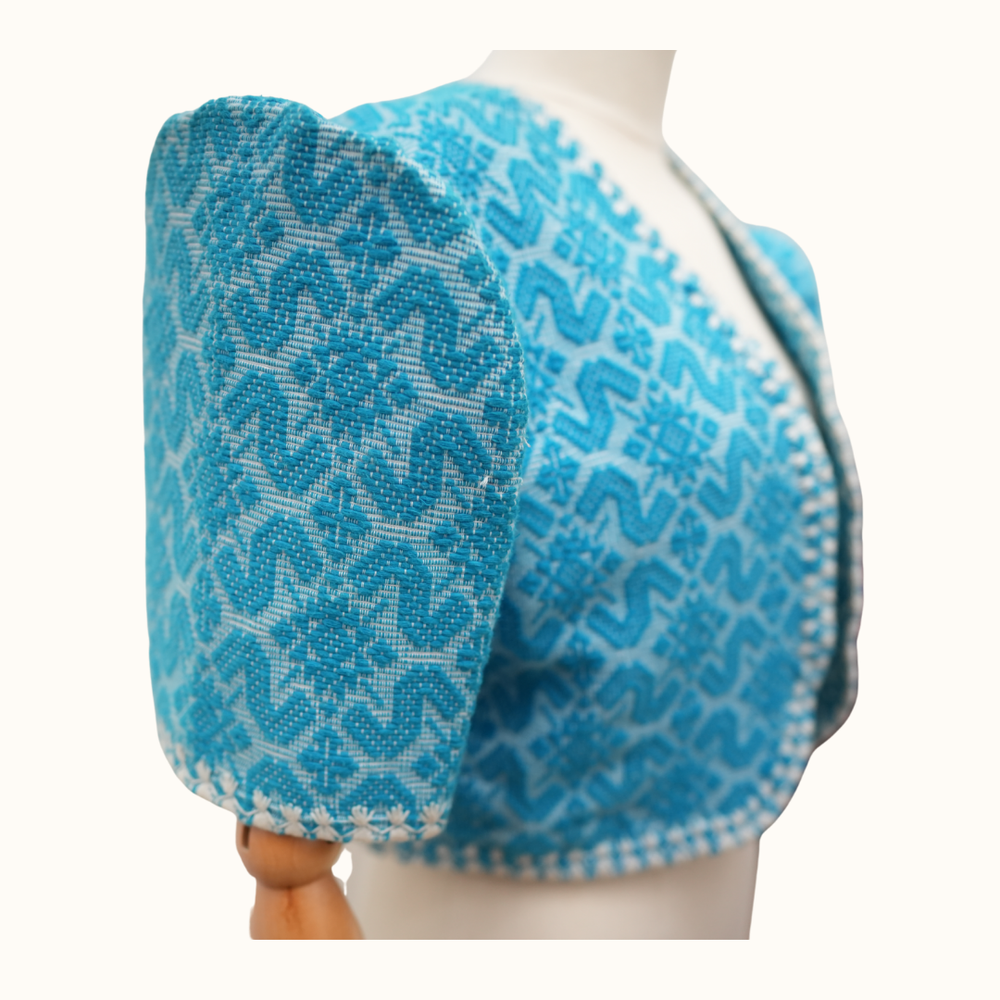 Pinilian Bolero with Itneg Embroidery