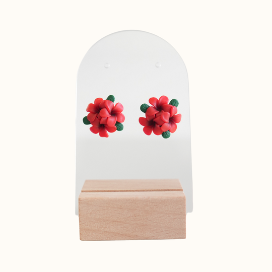 Plumeria Bouquet Earrings