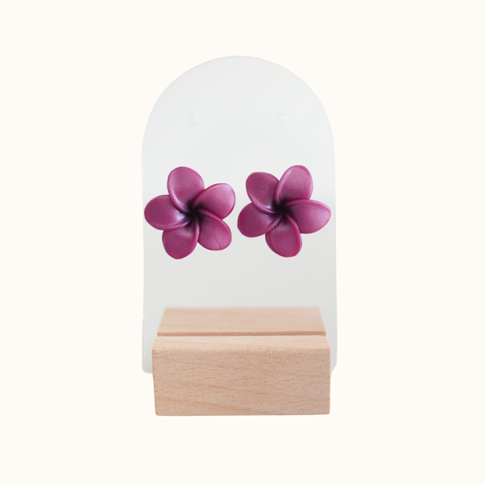 Plumeria Earrings