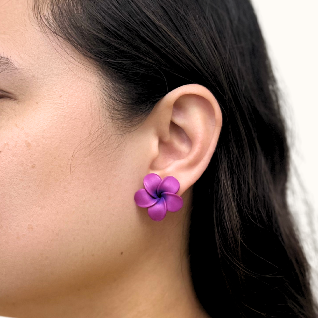 Plumeria Earrings