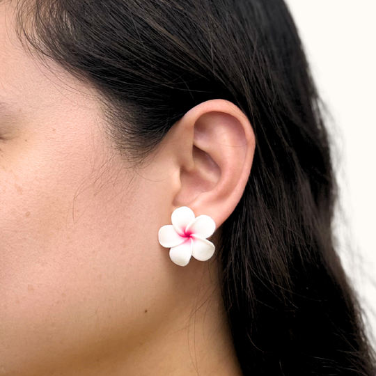 Plumeria Earrings