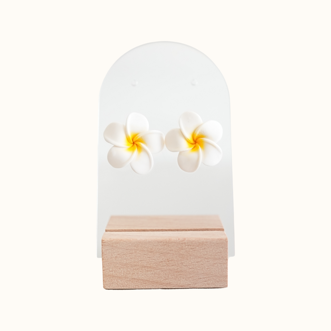 Plumeria Earrings