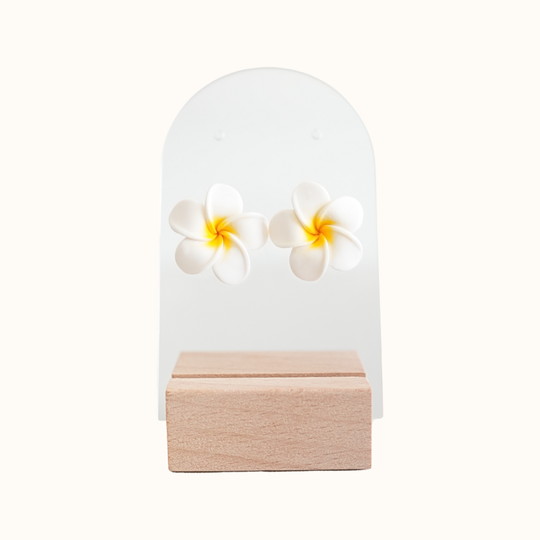 Plumeria Earrings