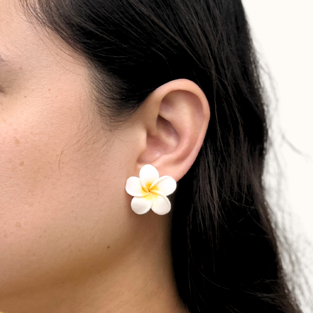 Plumeria Earrings