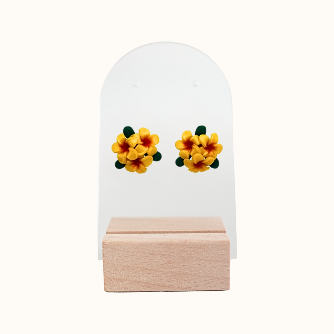 Plumeria Bouquet Earrings