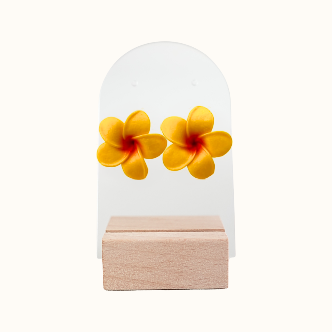 Plumeria Earrings
