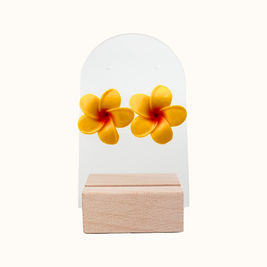 Plumeria Earrings