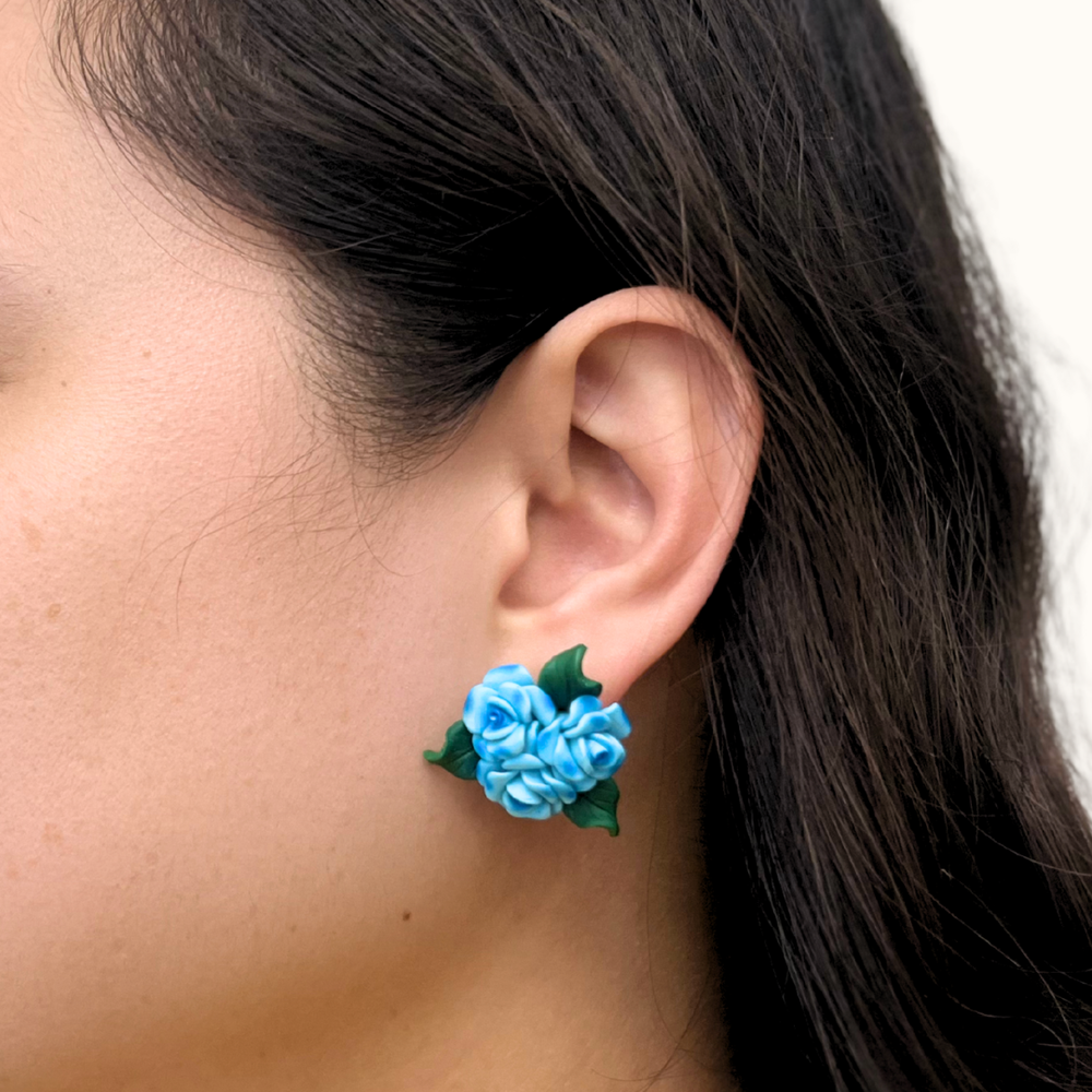 Rose Bouquet Earrings