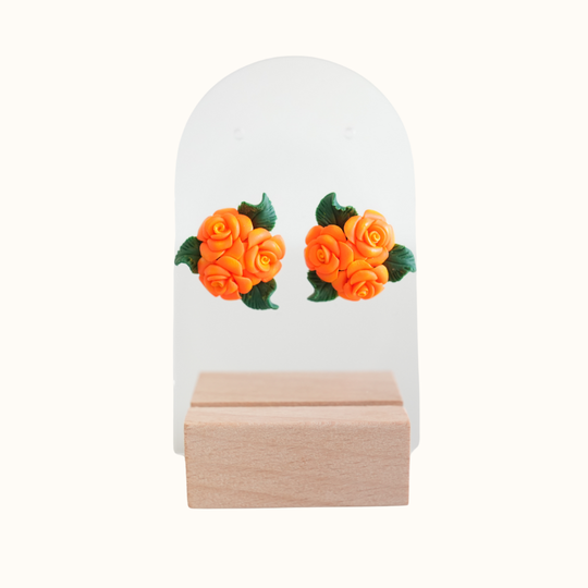 Rose Bouquet Earrings